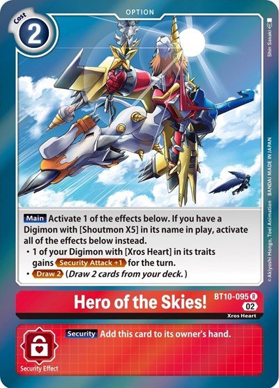 Hero of the Skies! (Xros Encounter) Near Mint Foil - Nick Nack's Full Frontal Attack