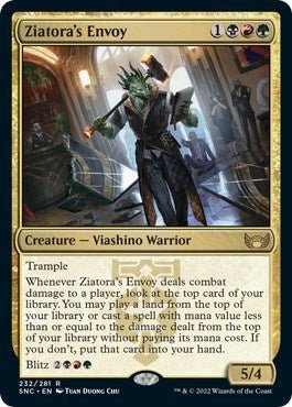 Ziatora's Envoy (Streets of New Capenna) Near Mint - Nick Nack's Full Frontal Attack