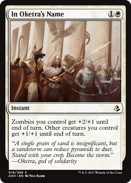 In Oketra's Name (Amonkhet) Near Mint - Nick Nack's Full Frontal Attack