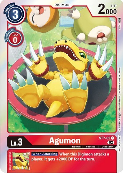 Agumon (Official Tournament Pack Vol.8) (Starter Deck 07: Gallantmon) Near Mint - Nick Nack's Full Frontal Attack