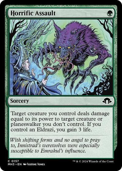 Horrific Assault (Modern Horizons 3) Near Mint - Nick Nack's Full Frontal Attack