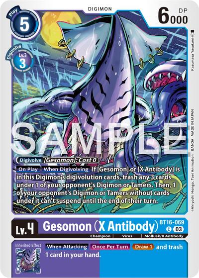 Gesomon (X Antibody) (Beginning Observer) Near Mint