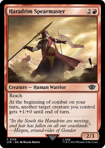 Haradrim Spearmaster (Universes Beyond: The Lord of the Rings: Tales of Middle-earth) Near Mint