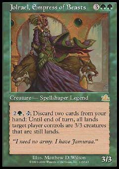 Jolrael, Empress of Beasts (Prophecy) Damaged / Poor - Nick Nack's Full Frontal Attack