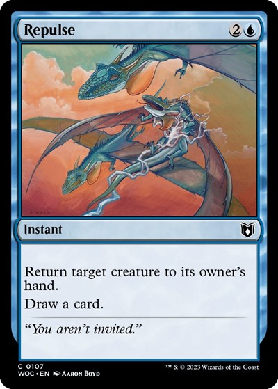 Repulse (Commander: Wilds of Eldraine) Near Mint - Nick Nack's Full Frontal Attack