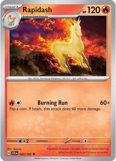 Rapidash (SV07: Stellar Crown) Near Mint