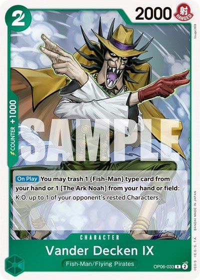 Vander Decken IX (Wings of the Captain) Near Mint Foil - Nick Nack's Full Frontal Attack