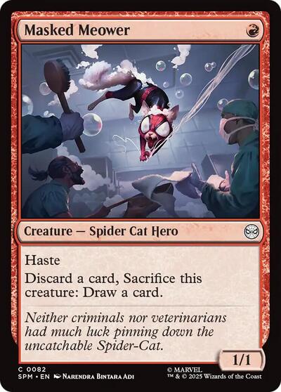Masked Meower (Marvel's Spider - Man) Near Mint - Nick Nack's Full Frontal Attack