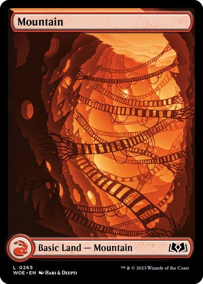 Mountain (0265) (Wilds of Eldraine) Near Mint - Nick Nack's Full Frontal Attack