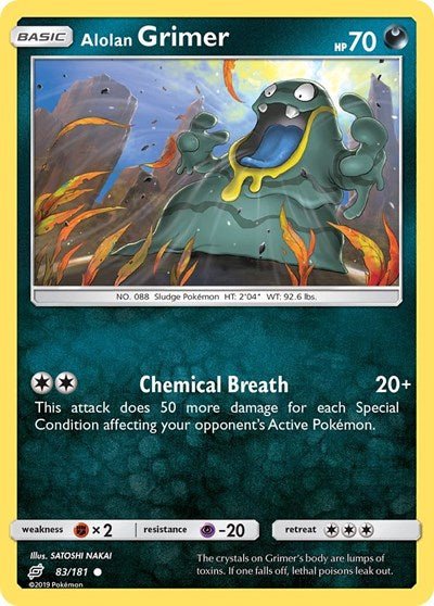 Alolan Grimer (SM - Team Up) Near Mint - Nick Nack's Full Frontal Attack
