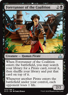 Forerunner of the Coalition (Rivals of Ixalan) Near Mint - Nick Nack's Full Frontal Attack