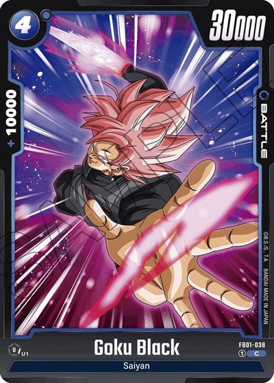 Goku Black FB01-038 (Awakened Pulse) Near Mint