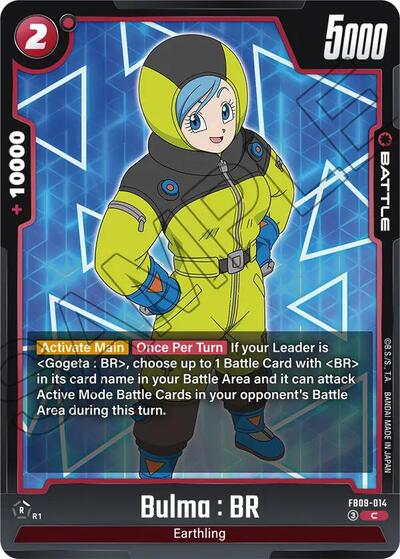 Bulma : BR (Dual Evolution) Near Mint - Nick Nack's Full Frontal Attack