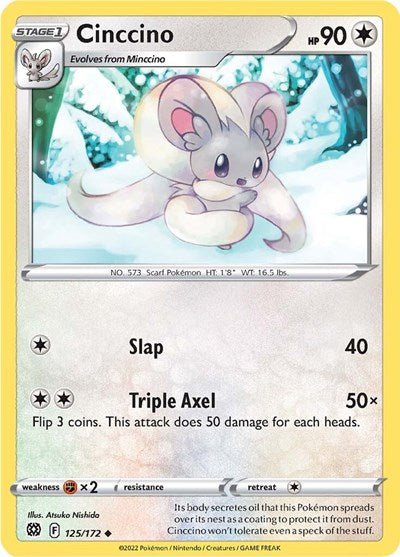 Cinccino (SWSH09: Brilliant Stars) Near Mint - Nick Nack's Full Frontal Attack