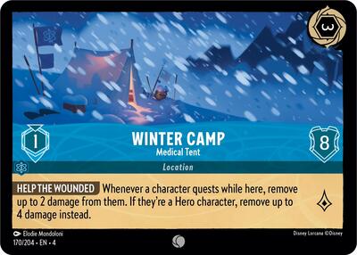 Winter Camp - Medical Tent (Ursula's Return) Near Mint - Nick Nack's Full Frontal Attack