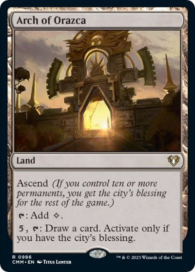 Arch of Orazca (Commander Masters) Near Mint - Nick Nack's Full Frontal Attack