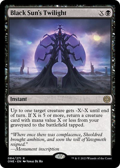 Black Sun's Twilight (Phyrexia: All Will Be One) Near Mint - Nick Nack's Full Frontal Attack