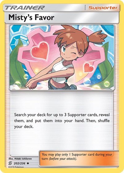 Misty's Favor (SM - Unified Minds) Near Mint - Nick Nack's Full Frontal Attack