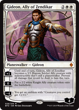 Gideon, Ally of Zendikar (Battle for Zendikar) Near Mint - Nick Nack's Full Frontal Attack