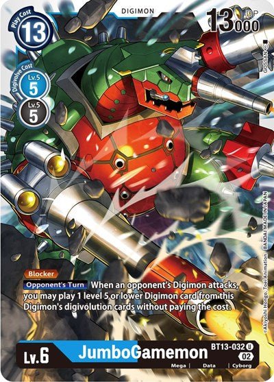 JumboGamemon (Versus Royal Knights) Near Mint - Nick Nack's Full Frontal Attack