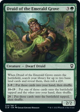 Druid of the Emerald Grove (Commander Legends: Battle for Baldur's Gate) Near Mint - Nick Nack's Full Frontal Attack