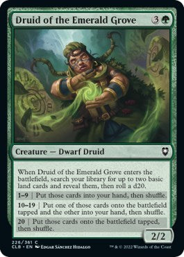 Druid of the Emerald Grove (Commander Legends: Battle for Baldur's Gate) Near Mint