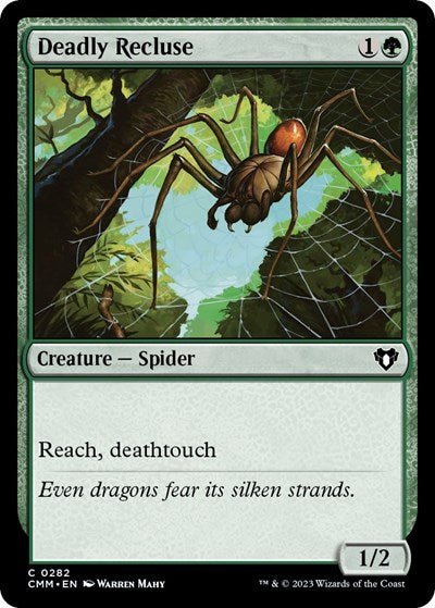 Deadly Recluse (Commander Masters) Near Mint - Nick Nack's Full Frontal Attack