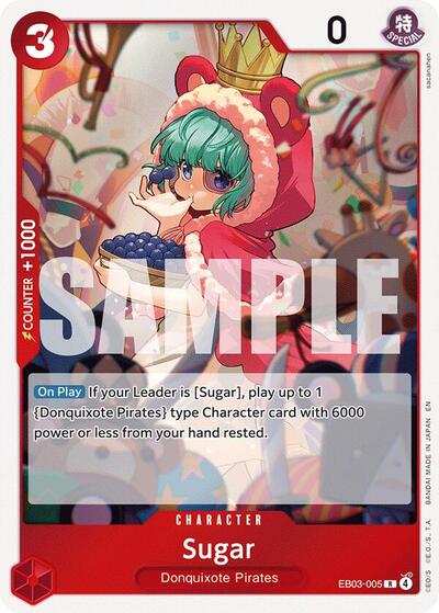Sugar (Extra Booster: One Piece Heroines Edition) Near Mint Foil - Nick Nack's Full Frontal Attack