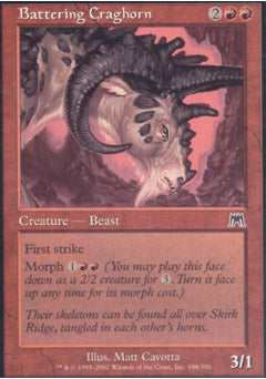 Battering Craghorn (Onslaught) Medium Play