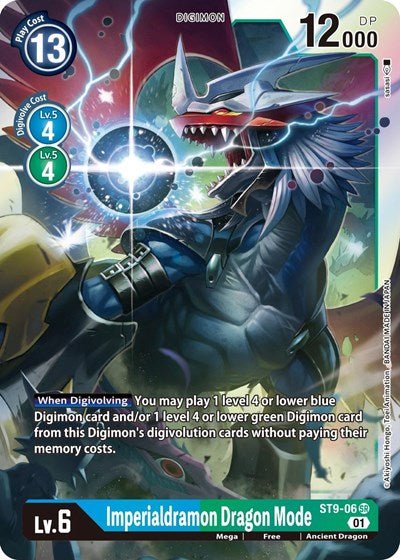 Imperialdramon Dragon Mode (Starter Deck 09: Ultimate Ancient Dragon) Near Mint Foil - Nick Nack's Full Frontal Attack
