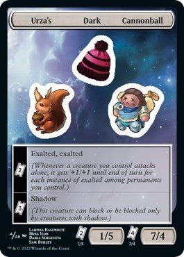 Urza's Dark Cannonball (Unfinity) Near Mint - Nick Nack's Full Frontal Attack