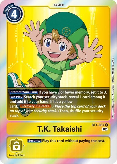 T.K. Takaishi (Resurgence Booster Reprint) (Resurgence Booster) Near Mint - Nick Nack's Full Frontal Attack
