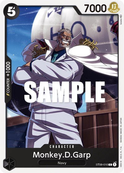 Monkey.D.Garp (Starter Deck 8: Monkey.D.Luffy) Near Mint - Nick Nack's Full Frontal Attack