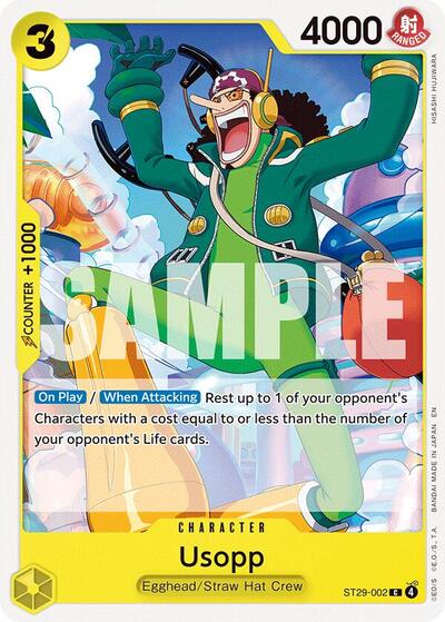 Usopp (Starter Deck 29: Egghead) Near Mint - Nick Nack's Full Frontal Attack