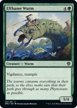 Elfhame Wurm (Dominaria United) Near Mint - Nick Nack's Full Frontal Attack