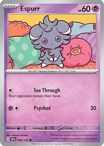Espurr (SV08: Surging Sparks) Near Mint