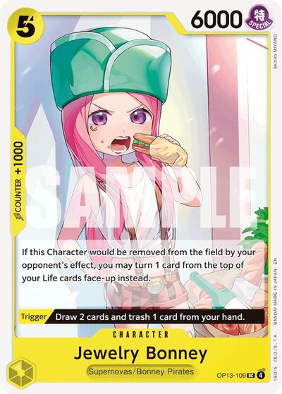Jewelry Bonney (109) (Carrying On His Will) Near Mint - Nick Nack's Full Frontal Attack