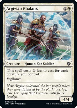 Argivian Phalanx (Dominaria United) Near Mint - Nick Nack's Full Frontal Attack