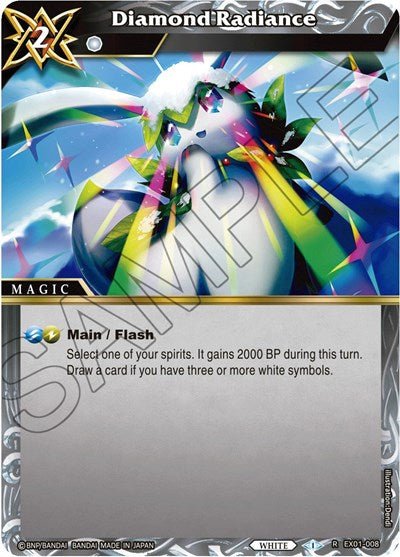 Diamond Radiance (Expansion Set 01: Elemental Spark) Near Mint Holofoil - Nick Nack's Full Frontal Attack