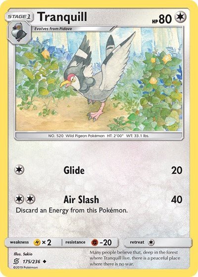 Tranquill (SM - Unified Minds) Near Mint - Nick Nack's Full Frontal Attack