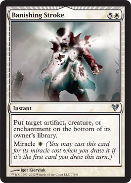 Banishing Stroke (Avacyn Restored) Light Play