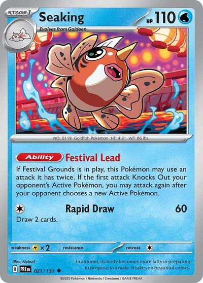 Seaking (SV: Prismatic Evolutions) Near Mint