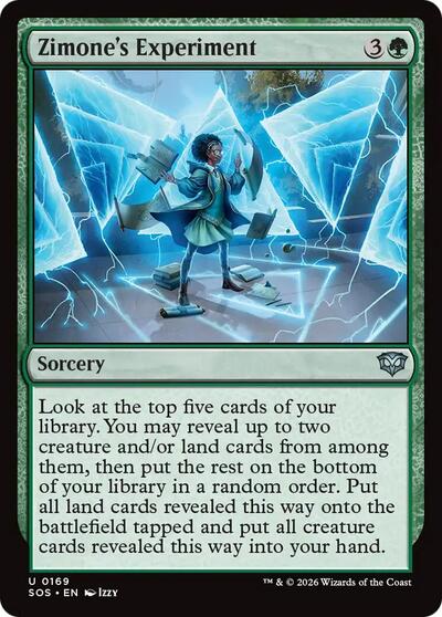 Zimone's Experiment (Secrets of Strixhaven) Near Mint - Nick Nack's Full Frontal Attack