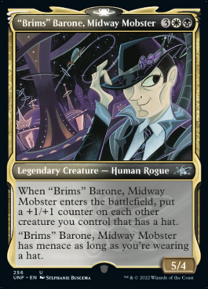 Brims Barone, Midway Mobster (Showcase) (Unfinity) Near Mint - Nick Nack's Full Frontal Attack