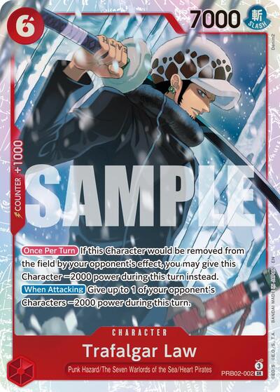 Trafalgar Law (Premium Booster -The Best- Vol. 2) Near Mint Foil