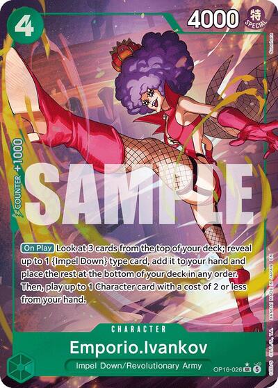 Emporio.Ivankov (026) (Alternate Art) (The Time of Battle) Near Mint Foil