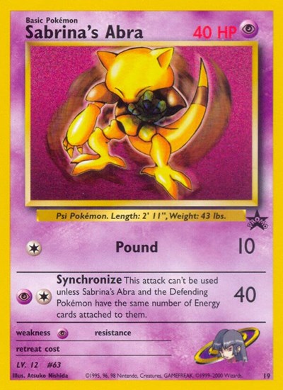 Sabrina's Abra (WoTC Promo) Damaged / Poor