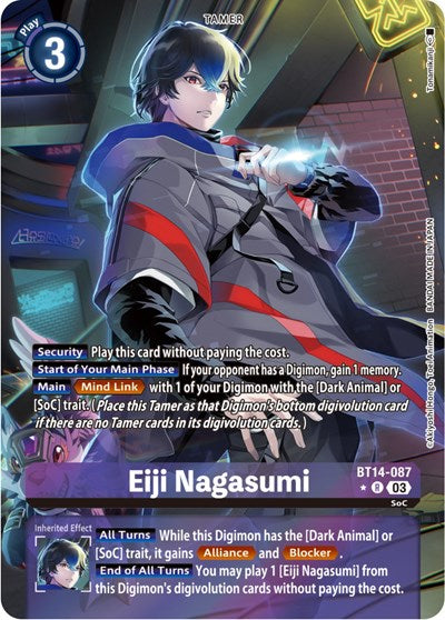 Eiji Nagasumi (Alternate Art) (Blast Ace) Near Mint Foil