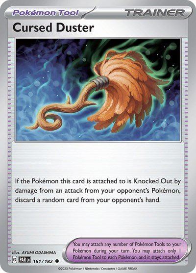 Cursed Duster (Scarlet and Violet: Paradox Rift) Near Mint - Nick Nack's Full Frontal Attack