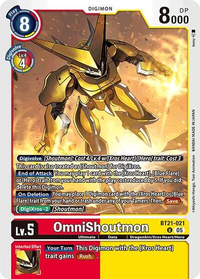 OmniShoutmon (World Convergence) Near Mint - Nick Nack's Full Frontal Attack